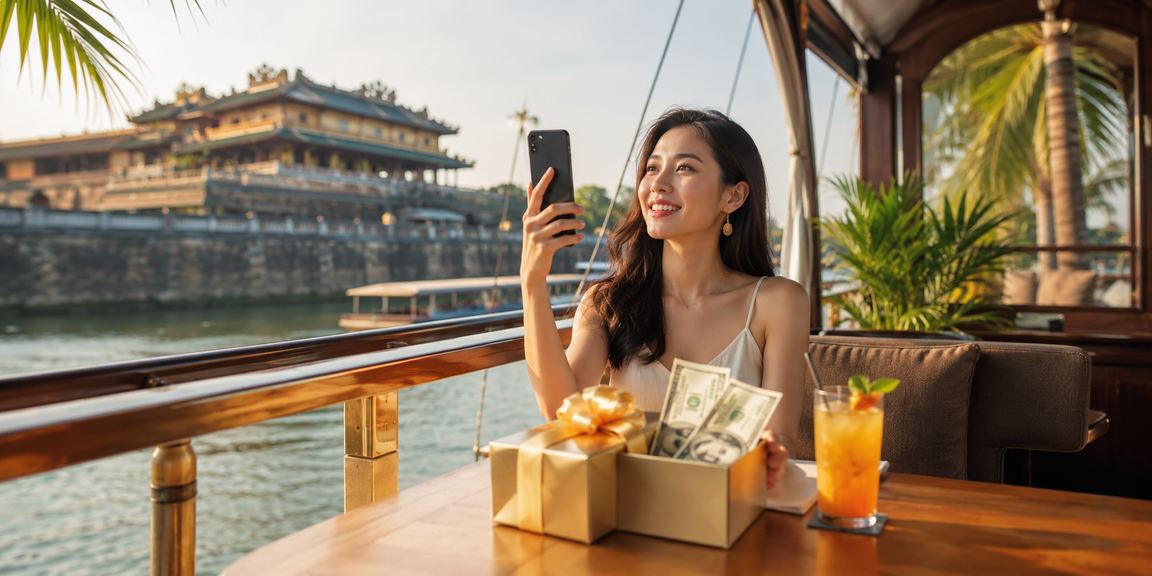 Hình ảnh người chơi sử dụng thiết bị di động để cá cược tại gf2