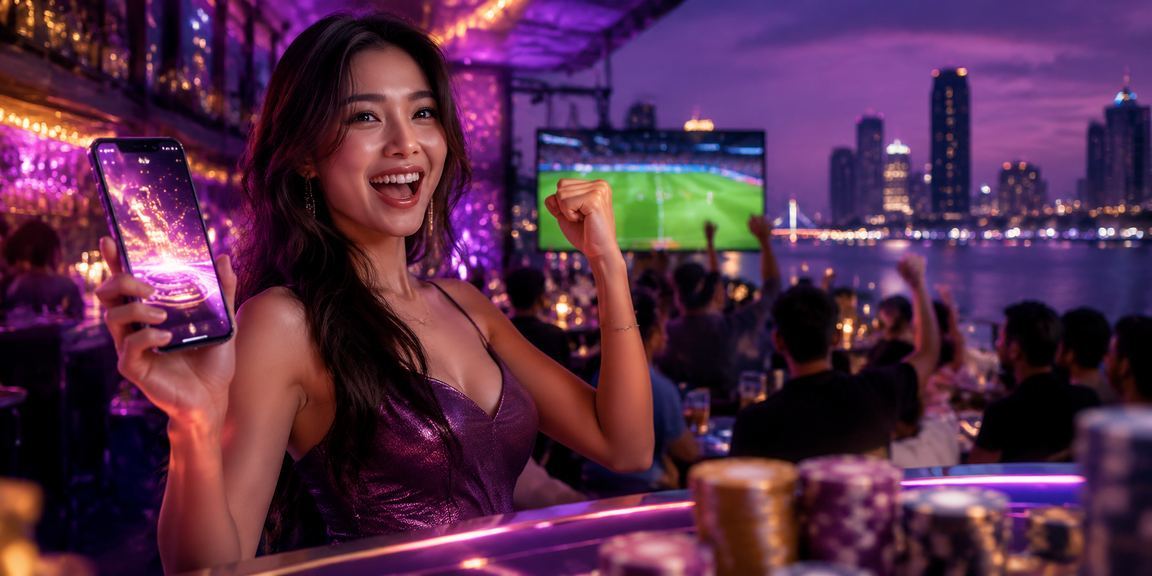 Người chơi cá cược trong không gian đèn neon sôi động tại Sài Gòn